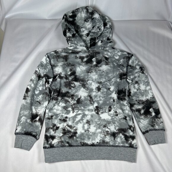NWT EPIC THREADS Long Sleeve Hooded Sweatshirt Big Boys Tie Dye Bright White - Picture 8 of 10